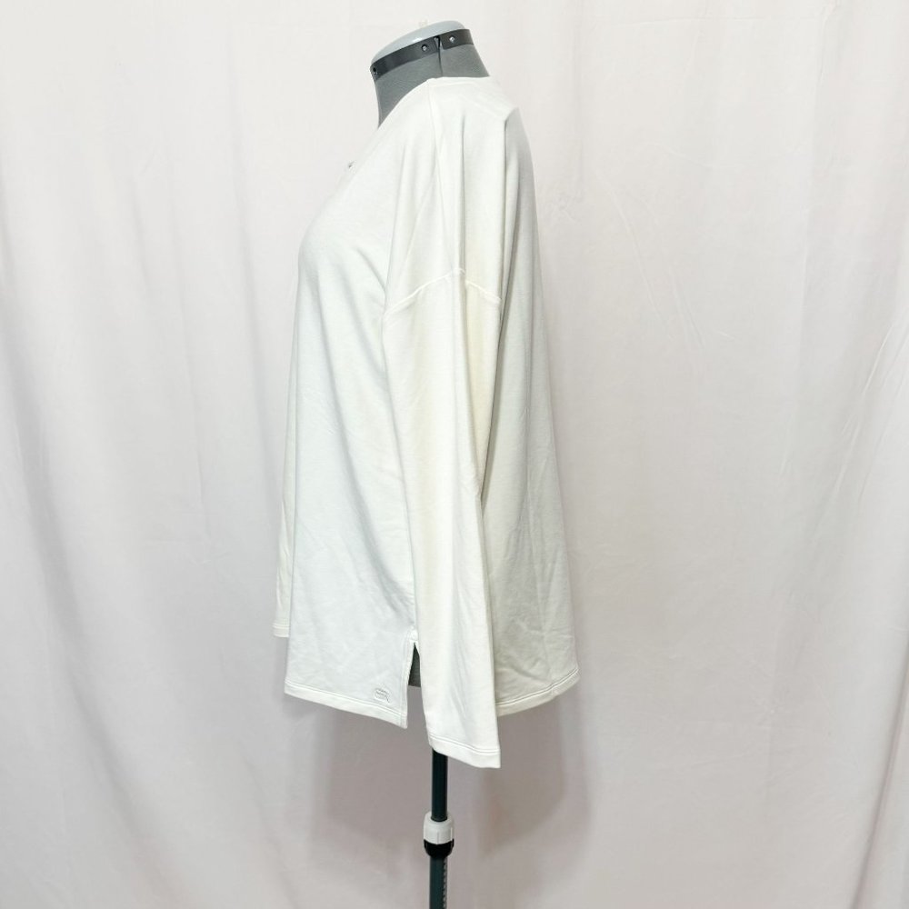 Banana Republic NWT Sz XL Off White Boat Neck Long Sleeves Tunic - Picture 3 of 8